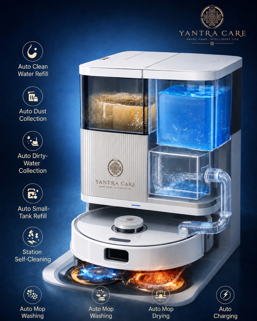 White Yantra R7 Ultra automatic water and mop care system
